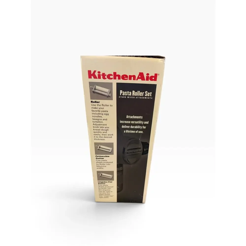 KitchenAid KPRA 3-Piece Pasta Roller & Cutter Set Stand Mixer Attachment
